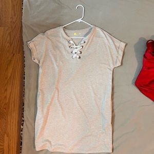 Gray T-Shirt Dress. Very comfortable and never worn.